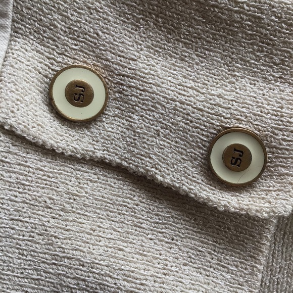 ST. JOHN SPORT ZIP FRONT EMBELLISHED JACKET SMALL - Picture 12 of 16